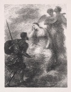 Vidění od Ignace Henri Jean Fantin Latour