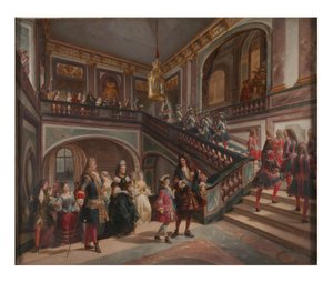 Mladý Ludvík XV. ve Versailles