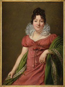 Marie Therese Bourgoin, francouzská herečka, milenka ruského císaře Alexandra I. - Portrét Marie Terezie Bourgoinové (1781-1833), milenka císaře Alexandra I., od Riesenera, Henri-Francoise (1767-1828). Olej na plátně, cca 1809. Rozměr: 95,5x71