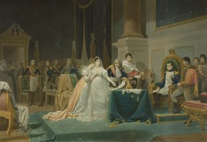Rozvod císařovny Josefíny (1763-1814) 15. prosince 1809, vyryl Jean Pierre Marie Jazet (1788-1871) 1851 (akvatinta) (viz také 62790)