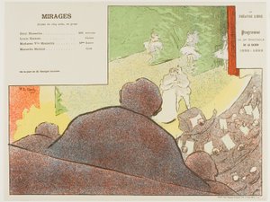 Páté představení: Mirages, pro Le Théatre Libre od Henri-Gabriel Ibels