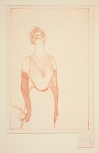 Yvetta Guilbertová od Henri-Gabriel Ibels