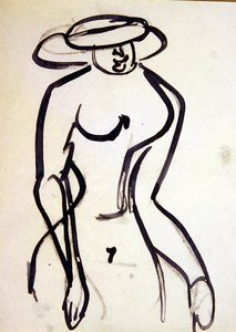 Promenader s vosím pasem od Henri Gaudier Brzeska