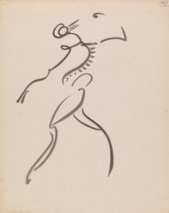 Tančící postava, v profilu od Henri Gaudier Brzeska