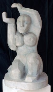 Sedící žena, c1911-1915 od Henri Gaudier Brzeska