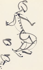 Studie pro "Red Stone Dancer", 1914 od Henri Gaudier Brzeska