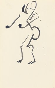 Studie pro "Red Stone Dancer", 1914 od Henri Gaudier Brzeska