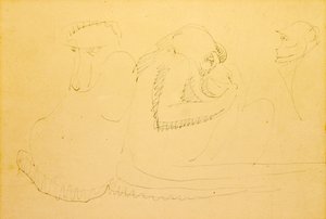 Tři opice od Henri Gaudier Brzeska