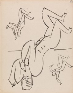 Tři studie pro ženskou postavu od Henri Gaudier-Brzeska