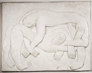 Zápasníci, 1914 ; 1965 od Henri Gaudier Brzeska