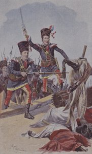 Ilustrace ze Souvenirs de l"Ecole de Mars od Henri Georges Jacques Chartier