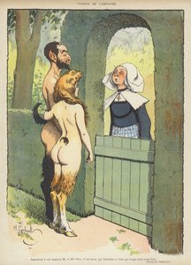 Ilustrace pro Le Rire (barevné lito)