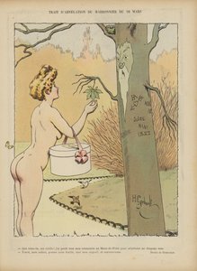 Ilustrace pro Le Rire (barevné lito)