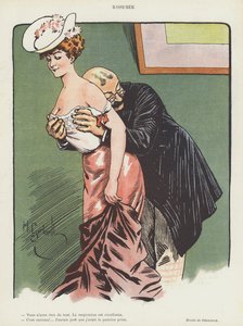 Ilustrace pro Le Rire (barevné lito)