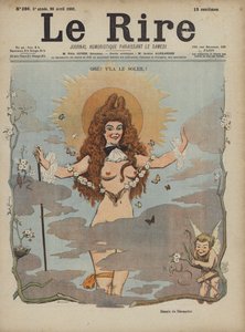 Ilustrace pro Le Rire (barevné lito)