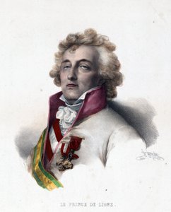 Portrét prince Charlese Josepha de Ligne (1735-1814) - Portrét Charlese-Josepha, Prince de Ligne - Grevedon, Pierre Louis Henri (1776-1860)