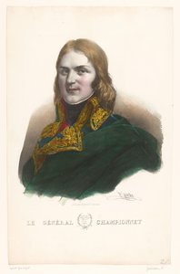 Portrét Jean-Étienne Championnet Le General Championnet (titul na předmětu) Generálové říše (název série) od Henri Grevedon
