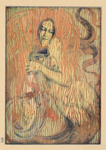 Hravá mořská panna, 1897 od Henri Heran
