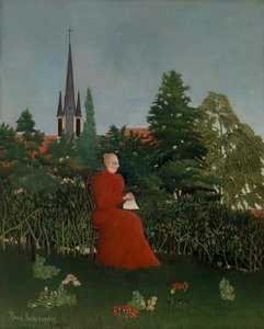 Žena v krajině, kolem roku 1899