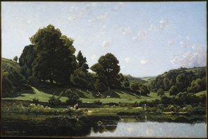 Louka v Bourbonnais, ráno (Une Prairie du Bourbonnais, par un effet de matin), 1876