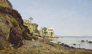 Přímořská krajina v Sorrentu, 1859