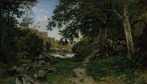 Skalnatá stezka v Morvan Cesta skal v Morvan, 1869.