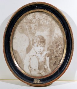 Honore de Balzac (1799-1850) ve věku šesti let, 1805 (pero, tuš a wash na papíře) od Henri Joseph Hesse
