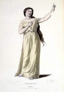 Kostýmní návrh pro Pauline v "Polyeucte", 1884 od Henri Jules Jean Geoffroy
