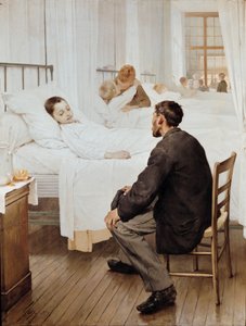 Návštěvní den v nemocnici, 1889 od Henri Jules Jean Geoffroy