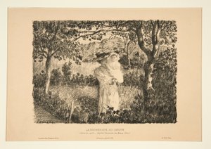 Procházka po zahradě od Henri Lebasque