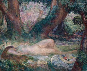 Spící nymfa od Henri Lebasque