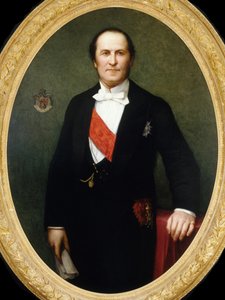 Portrét Georges-Eugène Baron Haussmann 1809-1891, cca 1860. od Henri Lehmann
