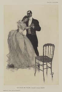 Un Tour de Valse, povídka Ludovica Halevyho od Henri Lucien Doucet