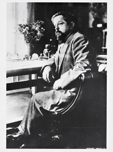 Portrét francouzského skladatele a klavíristy Clauda Debussyho (Saint-Germain-en-Laye od Henri Manuel
