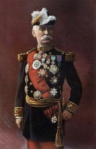 Francouzský důstojník generál Joseph Gallieni (1849-1916) Foto Henri Manuel
