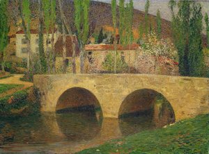 Hamlet u mostu od Henri Martin
