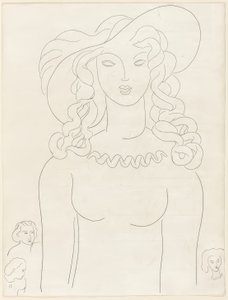Zjevení, třetí deska z Mallarméových básní od Henri Matisse