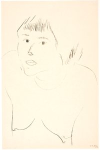 Poprsí nahé ženy od Henri Matisse