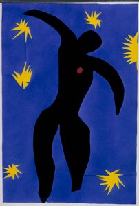 Pád Ikara. Z "Jazzu". Tabule VIII. S. 55 od Henri Matisse