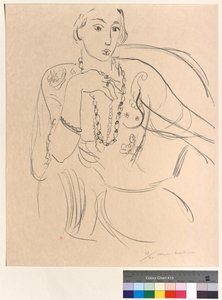 Žena s náhrdelníkem od Henri Matisse