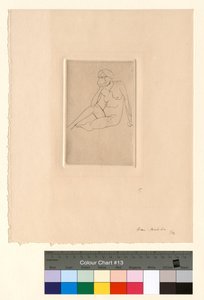 Sedící postava - Akt od Henri Matisse