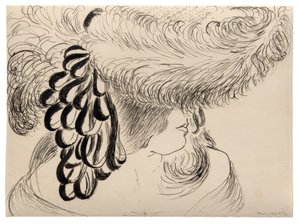 Dívka v klobouku s plíšky (Mlle Antoinette) od Henri Matisse