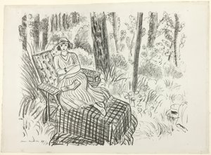 Dívka na lehátku od Henri Matisse