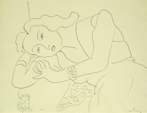 Hlava ženy od Henri Matisse