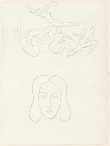 Hérodiade, Scène lV, deska třináctá z Mallarméových básní od Henri Matisse