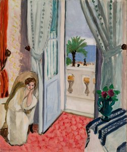 Interiér v Nice, asi 1919 (olej na plátně) od Henri Matisse