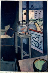 Interiér, miska na zlaté rybky od Henri Matisse