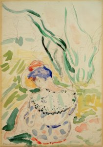 Mladá žena sedící zezadu (Madame Matisse) od Henri Matisse