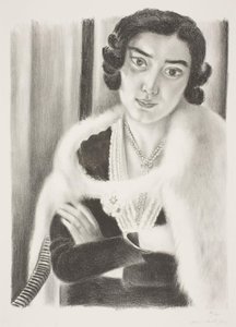 Žena v plášti z liščí kožešiny od Henri Matisse