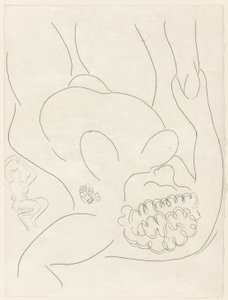 Le Pitre Châtié, čtvrtá deska z Mallarméových básní od Henri Matisse